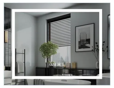 Zdjęcie produktu dla IREDA Lustro łazienkowe z oświetleniem LED, 125 x 75 cm
