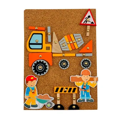 Produktbild von Hamertje tik Konstruktionsspiel Holzspielzeug Bauset pädagogisch
