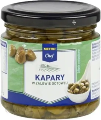 Zdjęcie produktu dla Kapary w zalewie octowej 180g - Metro Chef