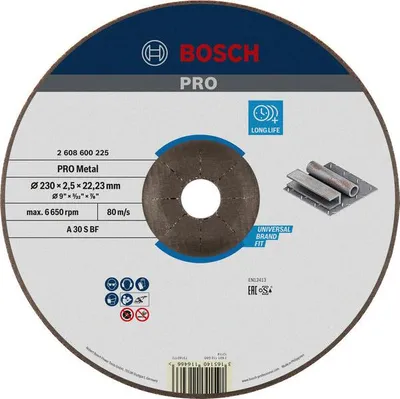 Produktbild von PRO Metal Trennscheibe, 230 x 2,5 x 22.23 mm, gekröpft, oSa