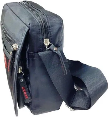 Produktbild von Reisetasche, Canvas, Schwarz, Wasserfest, Reißverschluss, Schultertasche