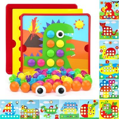 Produktbild von Solidchoice – Bunte Knopffiguren, ein Spielzeug für Kinder