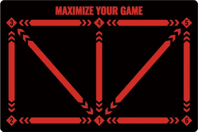Produktbild von Fußball-Trainingsmatte für Fußtritte, verschleißfest, dribbelstark, stoßdämpfend, ideal für Fußballtraining, als Hilfsmittel.