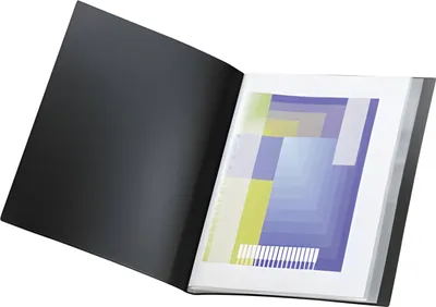 Image de Q-Connect® KF15390 Livret de présentation - A3, 20 pochettes, noir
