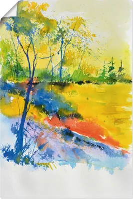 Produktbild von ARTland Poster Landschaft im Sonnenlicht Größe: 40x60 cm