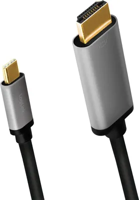 Obrázok produktu pre LogiLinkCUA0101 Kábel LogiLink USB 3.2, USB-C - zástrčka HDMI-A, 1,8 m