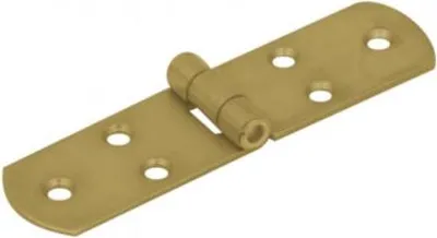 Produktbild von 10x Kistenband mit vernietetem Stift gelb verzinkt 120x33x2,0mm