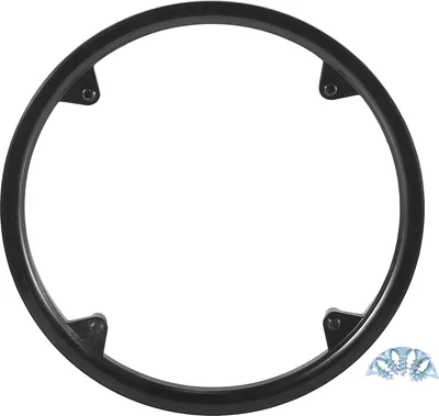 Produktbild von 48 Zähne 12 cm Fahrrad Kurbelgarnitur Kettenradabdeckung Kettenradschutzhülle Schwarz
