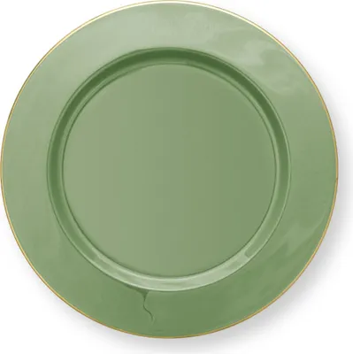 Produktbild von Pip Studio Teller Metall Mid Green (32cm)