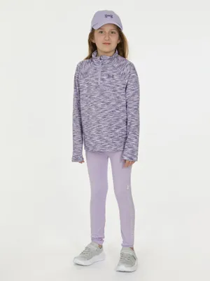 Obrázek produktu pro Sada legín Under Armour pro dívky UA 1/4 ZIP LEGGING SET-PPL 3–4 roky