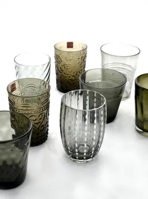 Produktbild von ZAFFERANO Melting Pot 6 Mischgläser Bicolor Grau