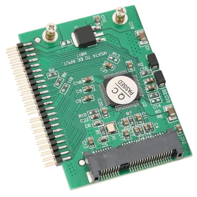 Zdjęcie produktu dla Karta adaptera Mini PCIe MSATA SSD na 44-pinowy dysk twardy IDE – czytnik i konwerter – akcesoria komputerowe