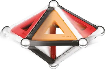 Image de Jeu de construction magnétique, plastique recyclé, 9 pièces