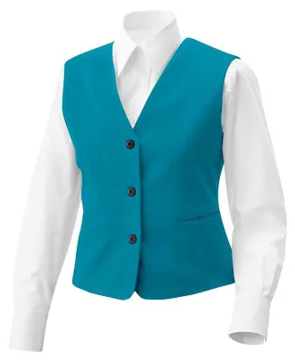 Produktbild von Damen Weste Gillette türkis, 2XL : 2XL : türkis : 65% Polyester 35% Baumwolle