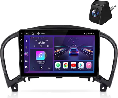 Obrázok produktu pre 2+64G pre Nissan Juke J15 2010-2014 Carplay Autorádio Android 13.0 GPS Navi WIFI BT USB FM RDS + kamera