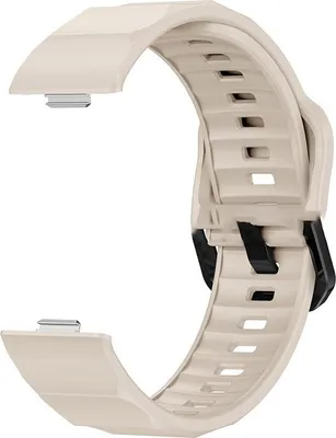 Produktbild von INF Silikonarmband für HUAWEI WATCH FIT 3 - Sportliches Design, Verschiedene Farben Weiß