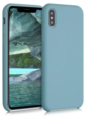 Produktbild von kwmobile Handyhülle für Apple iPhone X Hülle - Case Silikon - Kabelloses Laden - Schutzhülle Cover in Antique Stone