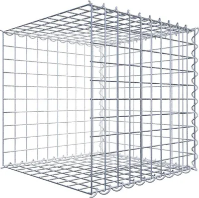 Produktbild von Anbaugabione Typ 2 50 cm x 50 cm x 50 cm (L x H x T), Maschenweite 5 cm x 5 cm, Spirale