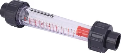 Obrázek produktu pro LZB-15(D) Průtokoměr pro plastové trubky, průtokoměr pro kapaliny, vysoká přesnost, odolný vůči zásadám a kyselinám, 6–60 l/h