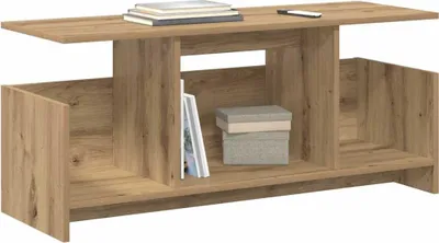 Zdjęcie produktu dla Stojak na telewizor vidaXL, 102 x 35 x 45 cm, imitacja drewna dębowego "Artisan"