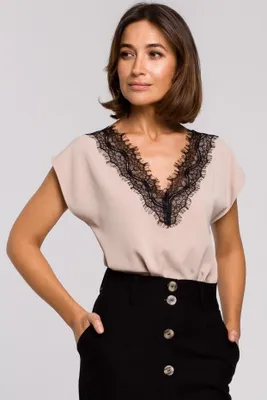 Produktbild von Stylove Damenbluse Achelen S206 beige M