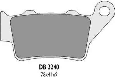 Productafbeelding van Remmenachterkant Kh208 Hinten, Brembo (Voor Ktm) - Vervangt Db2240Mx-N En Db2240Qd-N