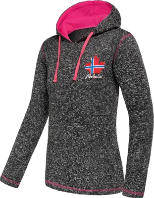 Produktbild von Nebulus Fleecehoody JAKE Damen, warmer Hoody , Kapuzenpullover , P5241 - Damen, schwarz-pink, M/38