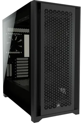Zdjęcie produktu dla Corsair 5000D AIRFLOW, Midi Tower, PC, Czarny, ATX, EATX, micro ATX, Mini-ITX, Plastik, Stal, Szkło hartowane, Gaming