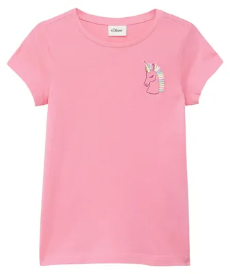 Produktbild von s.Oliver T-Shirt mit Rundhalsausschnitt und A-Shape Passform für viel Bewegungsfreiheit