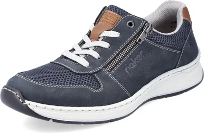 Produktbild von Rieker Schnürschuh - Blau Glattleder Größe: 40 Normal