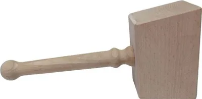 Produktbild von Holz Hammer Schreiner Klüpfel Klopfholz Holzklüpfel Tischler stabilem Hartholz Groß