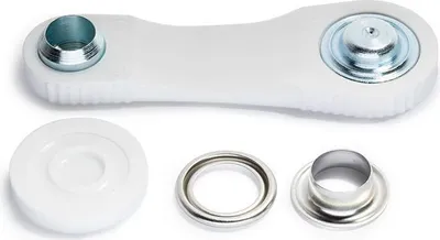 Obrázek produktu pro Prym 541374, Druky (patentky), Kov, Stříbrná, Stříbrná, 8 mm, 24 kusů