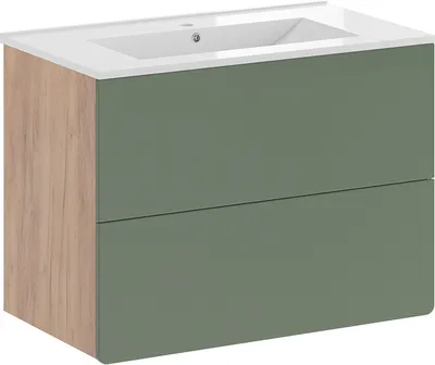 Immagine prodotto di Set di mobili da bagno Vicco Izan Goldkraft rovere/verde 2 pezzi, Model 54564