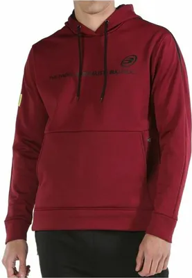 Immagine prodotto di Felpa da donna con cappuccio Bullpadel Lipis Rosso scuro - XL