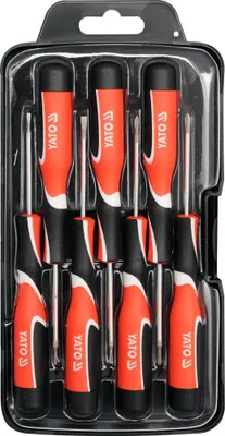 Produktbild von YATO PRÄZISIONS-SCHRAUBENDREHER 7-tlg. FLACH / KREUZ / TORX 25863