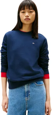 Produktbild von Tommy Hilfiger 8720638136859, Erwachsener, Weiblich, Sweatshirt, Dunkelblau, Rundhals, Langärmlig
