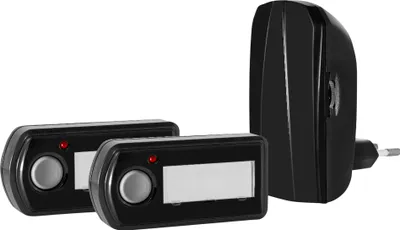 Image de Cloche de porte radio EOB 1122, BZ11-12, 230V, noir