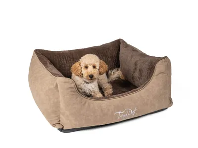 Produktbild von TrendPet VitaBed Style orthopädisches Hundebett braun (80x70x30cm)