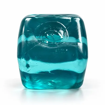 Produktbild von Hochwertiger quadratischer Anti-Stress-Würfel (Slow-Rising), virales TikTok-Fidget-Toy - Blau