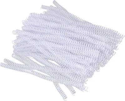 Obrázek produktu pro Spirálové vázací cívky,Plastové spirálové vázací cívky,Spirálové vázací cívky 9,5 mm,Spirálové vázací cívky 3/8in,Spirálové vázací cívky 75 listů,Vázací spirály