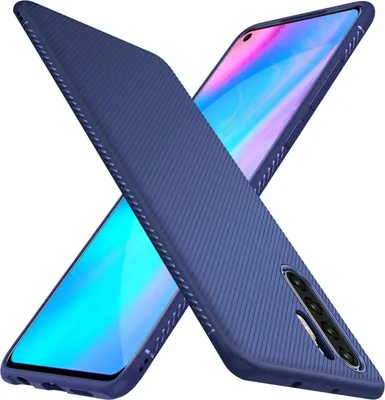 Produktbild von Conie Silikon Schutzhülle für Samsung Galaxy Note 10 Tasche Case Muster Cover Bumper TPU Hülle in Blau