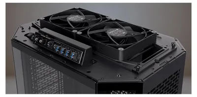 Productafbeelding van Thermaltake CA-1Z1-00M1WN-00 Geh Thermaltake The Tower 600 Midi Tower Black retail