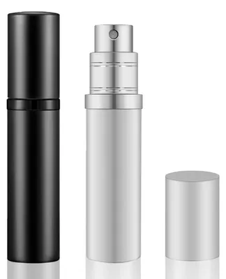 Image de Diffuseur de parfum rechargeable, 5 ml, noir/argent, aluminium/PCT