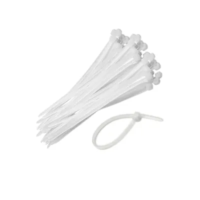 Produktbild von Kabelbinder 2,5 mm x 90 mm 100 Stück Typ KRT556001 Weiß
