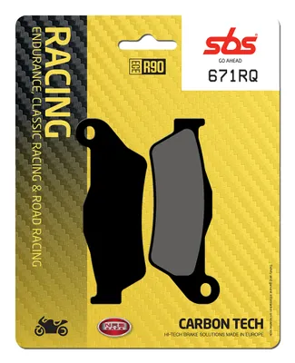 Produktbild von Bremsbeläge SBS 671RQ Road Racing Carbon Tech