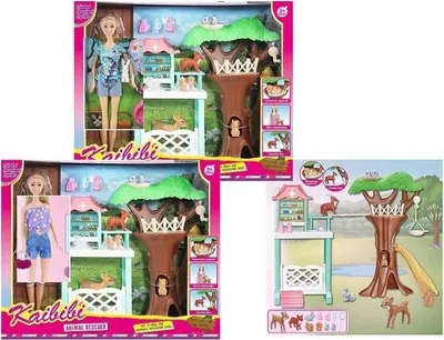 Produktbild von Tierarztpuppe mit Tieren 29cm