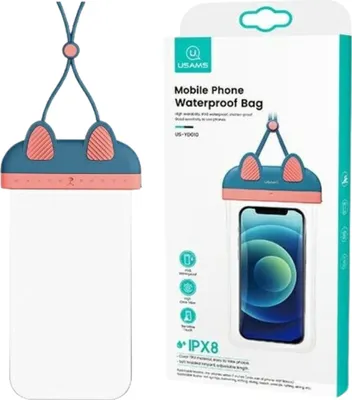 Obrázok produktu pre Usams Vodotesné Puzdro 7" Yd010 Modro-Ružové/Modro-Ružové Fsd1001