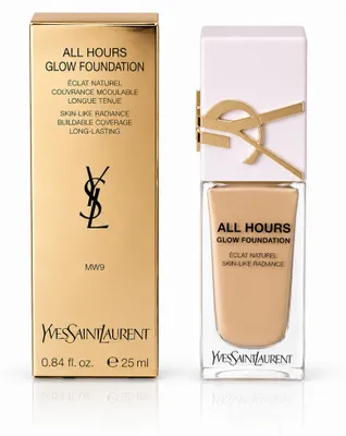 Produktbild von Yves Saint Laurent Foundation Yves Saint Laurent All Hours Glow Foundation MW9 25ml, KI-generiertes Bild