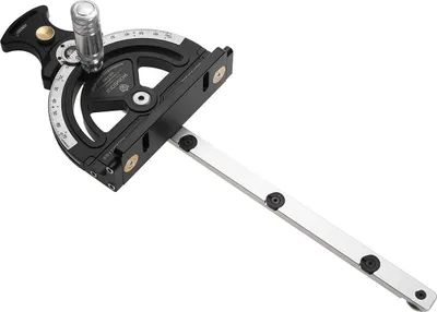 Produktbild von Gehrungsanschlag Holzbearbeitung - Miter Gauge - 0–70° verstellbarer Winkelanschlag - Aluminiumlegierung - Für Tischkreissäge und Frästisch - Präzise Schnitte