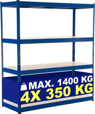Image de Rayonnage de stockage 160x60x180 cm